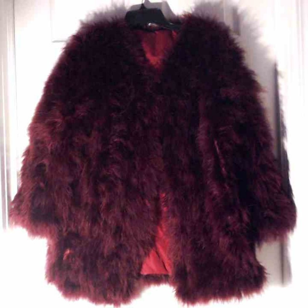 Real Feather Coat